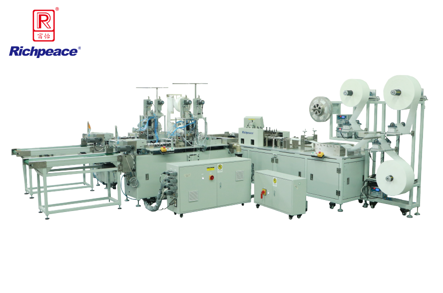 富怡平面口罩一拖二全自動(dòng)生產(chǎn)線(xiàn)