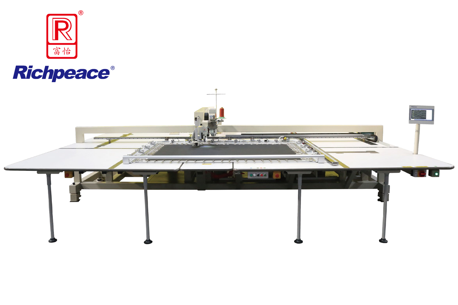 富怡全自動臂橋式厚料縫紉機(jī)