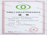 中國輕工業(yè)聯合會一等獎（汽車全景天窗）